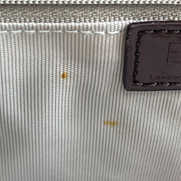 Beijo Brown Leather With Matching Coin Purse Set Twist Lock Women Handbag Size M - Picture 10 of 16